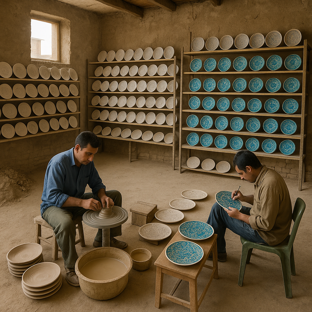 Iranian artistic ceramics